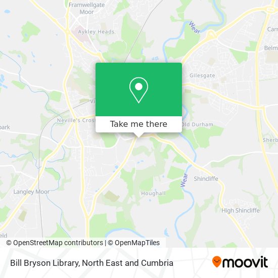 Bill Bryson Library map
