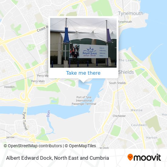 Albert Edward Dock map