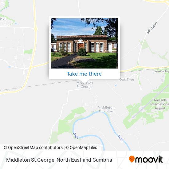 Middleton St George map