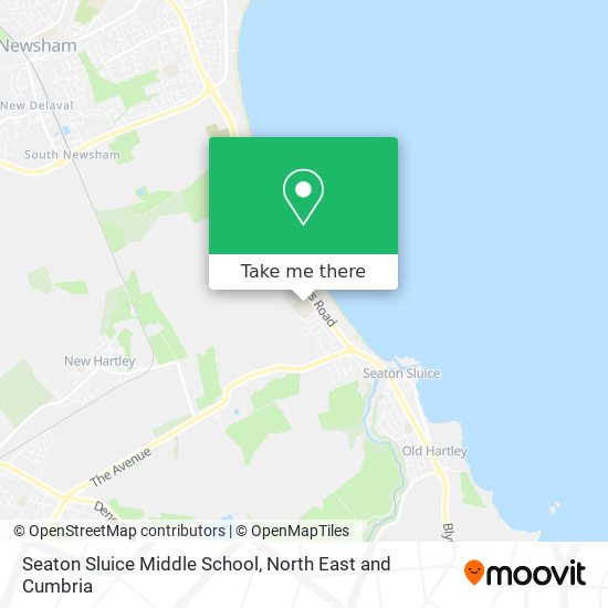 Seaton Sluice Middle School map