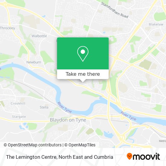 The Lemington Centre map