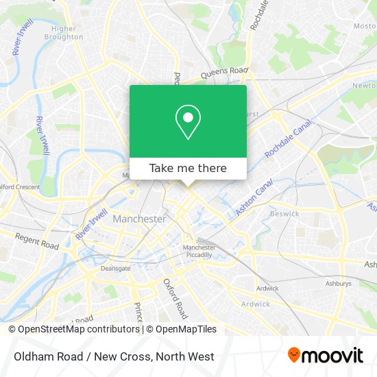 Oldham Road / New Cross map