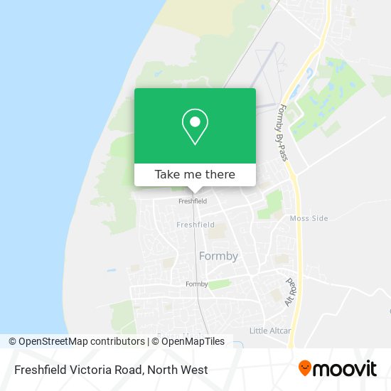 Freshfield Victoria Road map