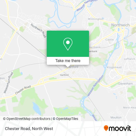 Chester Road map