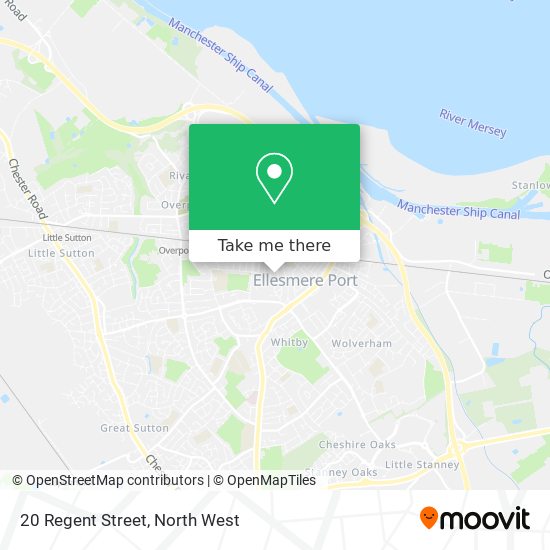 20 Regent Street map