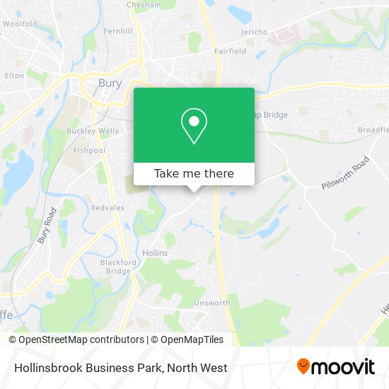 Hollinsbrook Business Park map