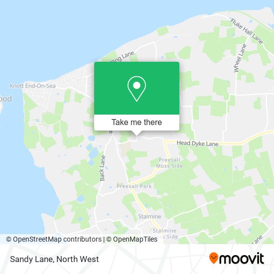 Sandy Lane map