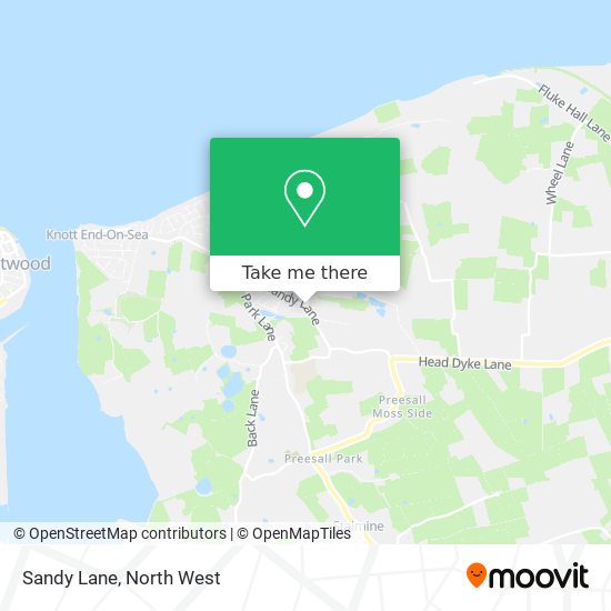 Sandy Lane map