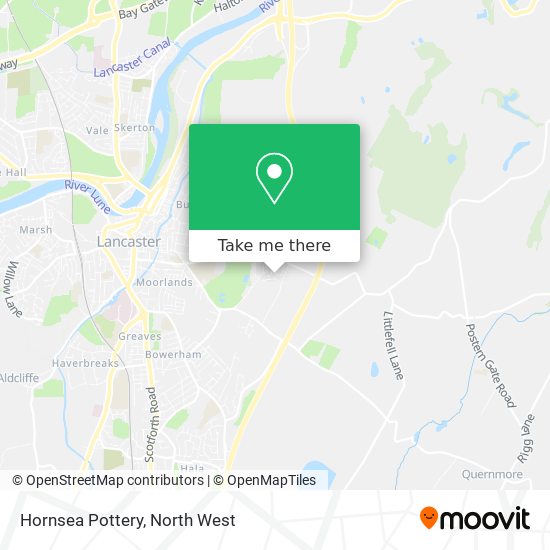 Hornsea Pottery map