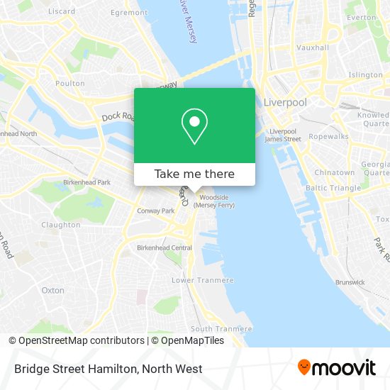 Bridge Street Hamilton map