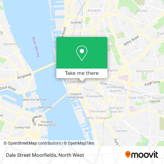 Dale Street Moorfields map