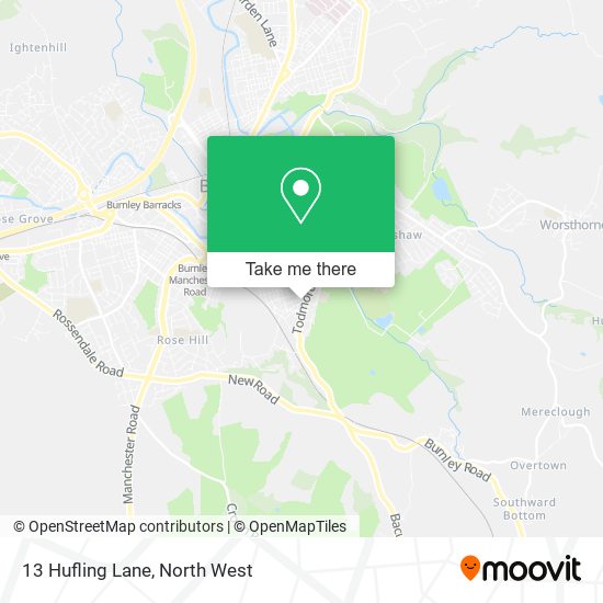 13 Hufling Lane map