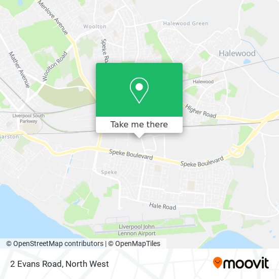2 Evans Road map