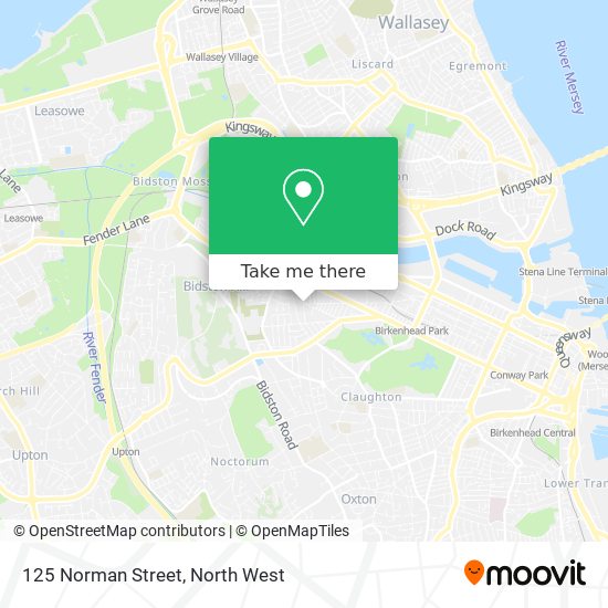 125 Norman Street map