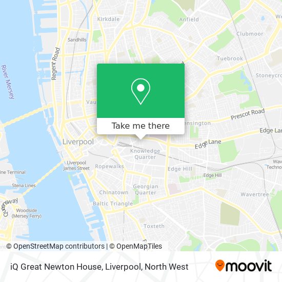 iQ Great Newton House, Liverpool map
