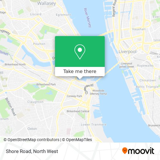 Shore Road map