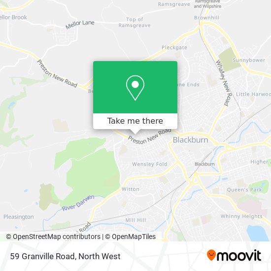 59 Granville Road map