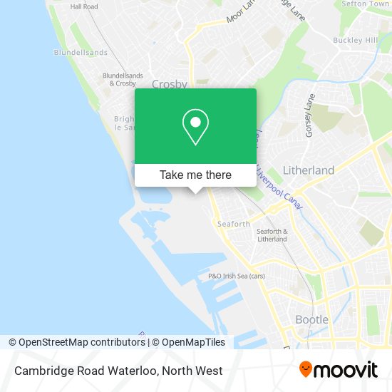 Cambridge Road Waterloo map