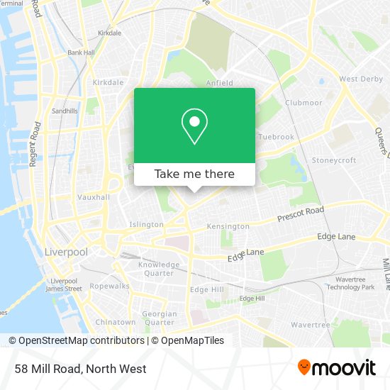 58 Mill Road map