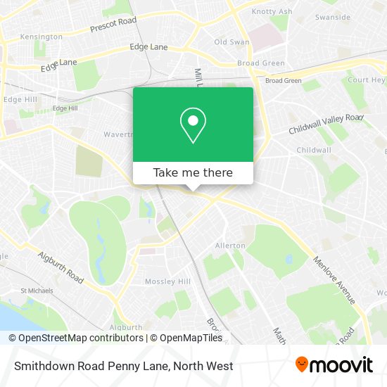 Smithdown Road Penny Lane map