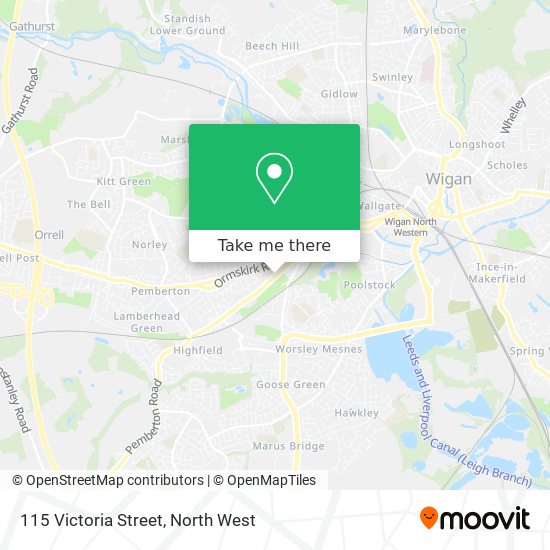 115 Victoria Street map