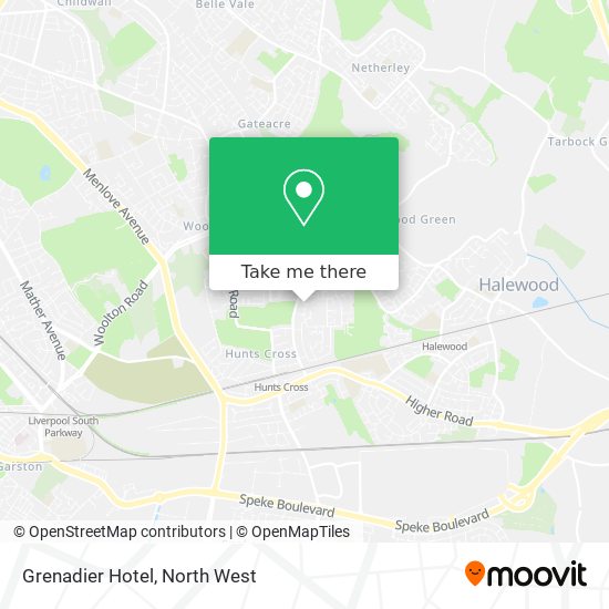 Grenadier Hotel map