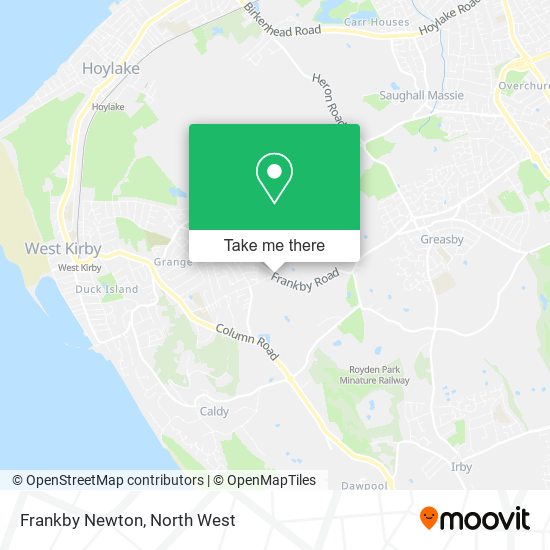 Frankby Newton map