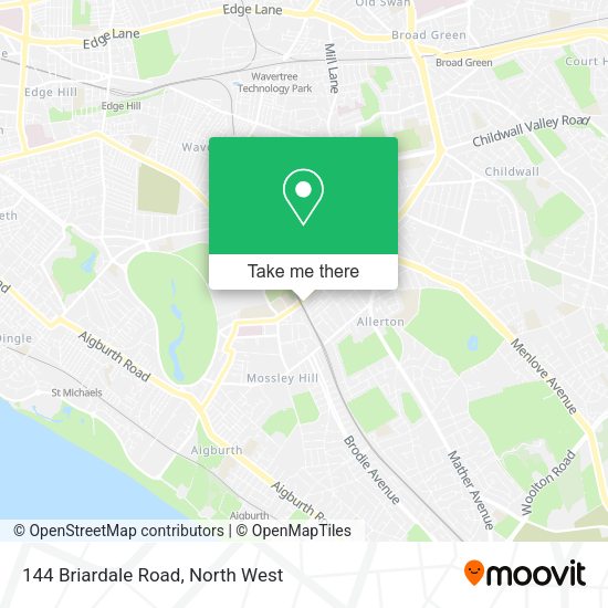 144 Briardale Road map