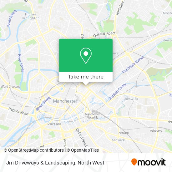 Jm Driveways & Landscaping map