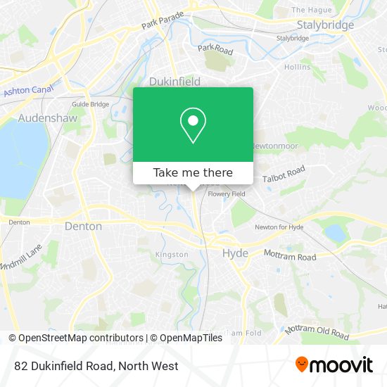 82 Dukinfield Road map