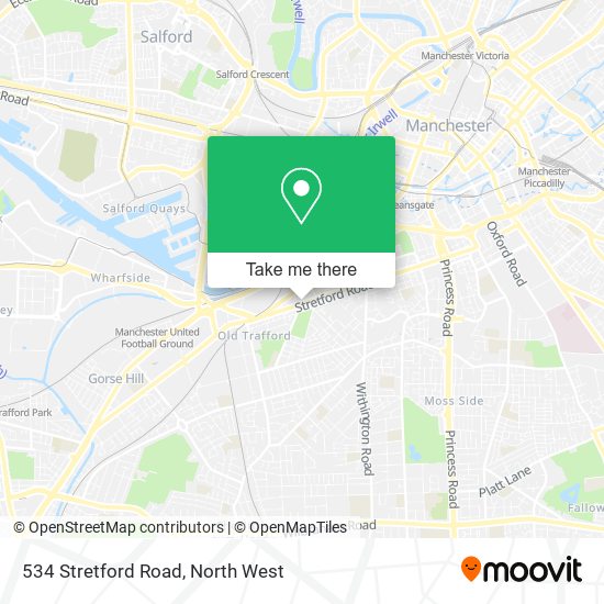 534 Stretford Road map