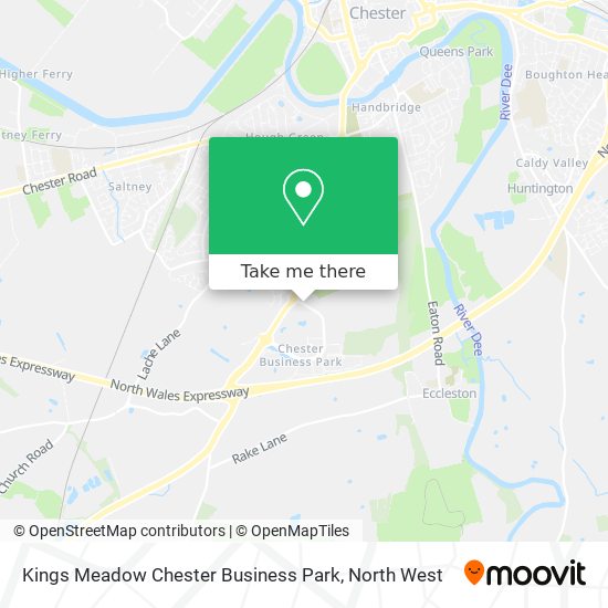 Kings Meadow Chester Business Park map