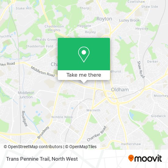 Trans Pennine Trail map