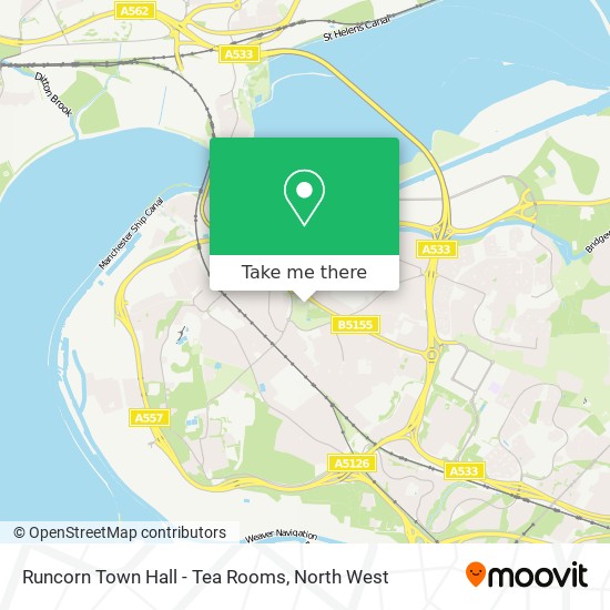 Runcorn Town Hall - Tea Rooms map