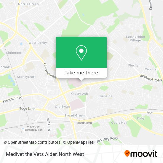 Medivet the Vets Alder map