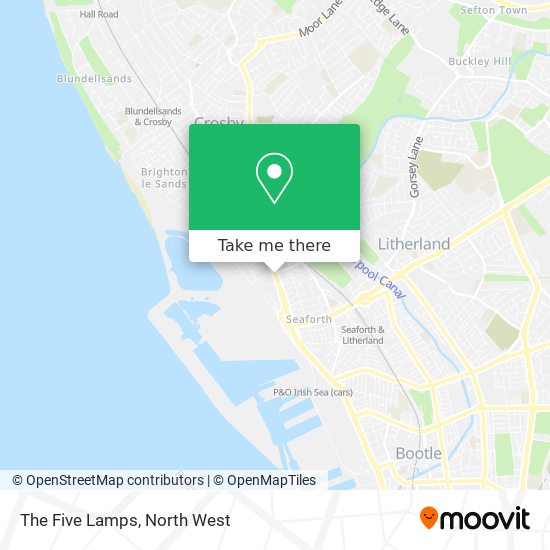 The Five Lamps map