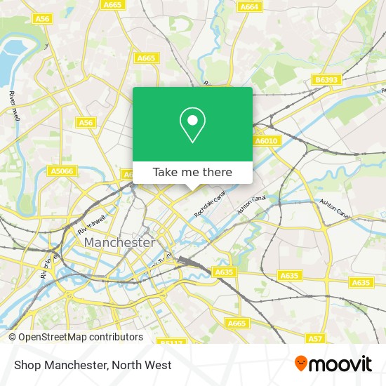 Shop Manchester map
