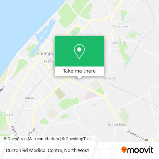 Curzon Rd Medical Centre map