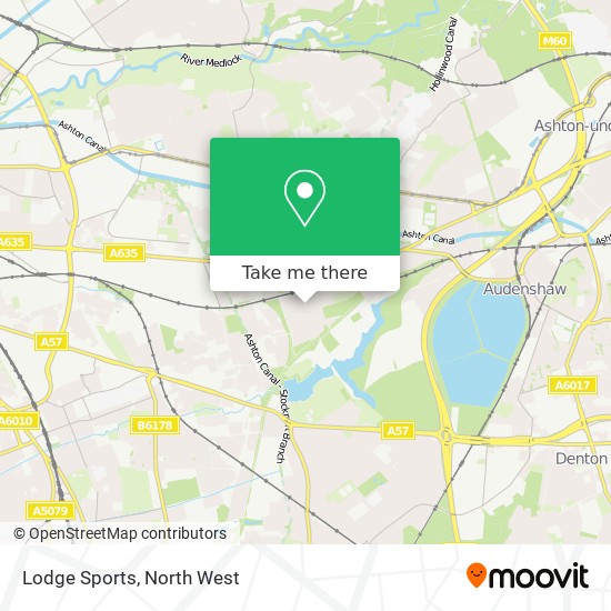 Lodge Sports map