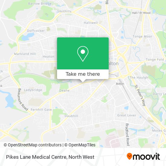Pikes Lane Medical Centre map