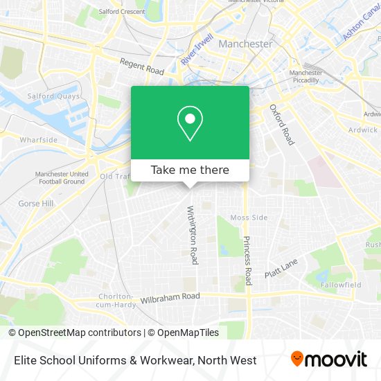 Elite School Uniforms & Workwear map
