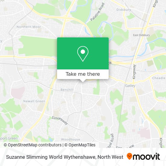 Suzanne Slimming World Wythenshawe map