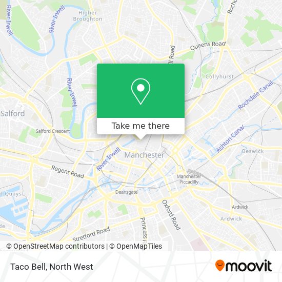 Taco Bell map