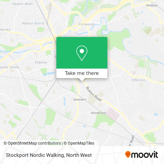 Stockport Nordic Walking map