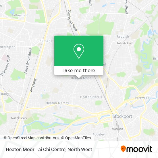 Heaton Moor Tai Chi Centre map