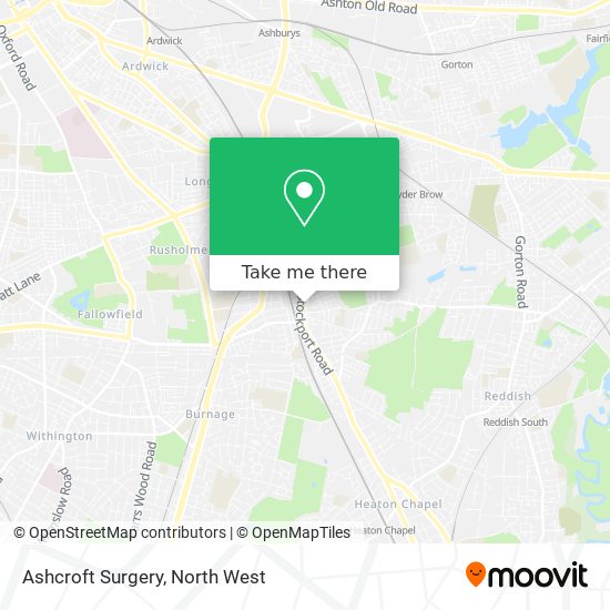 Ashcroft Surgery map