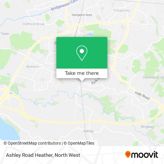 Ashley Road Heather map