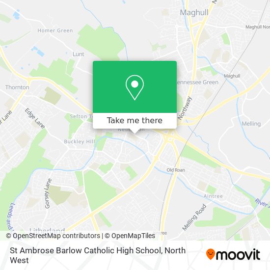 St Ambrose Barlow Catholic High School map