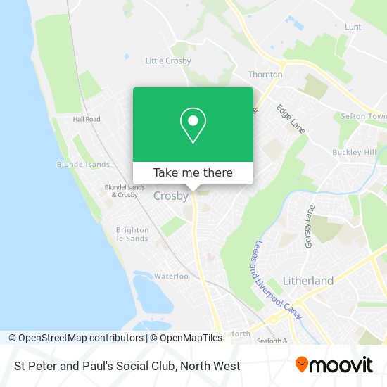 St Peter and Paul's Social Club map