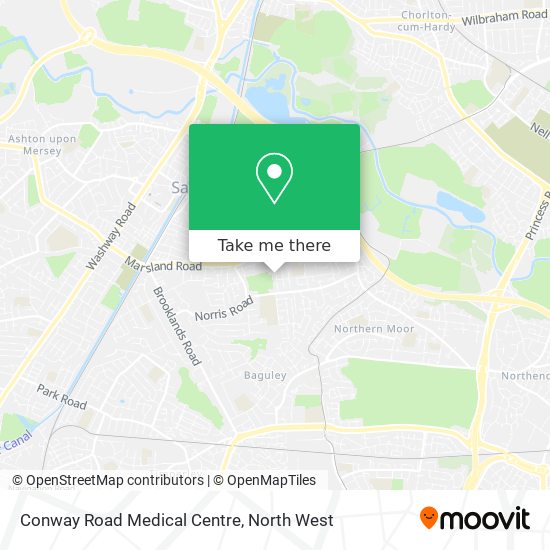 Conway Road Medical Centre map